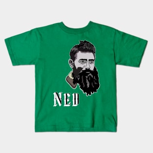 Ned Kelly Australian Bushranger Outlaw Kids T-Shirt